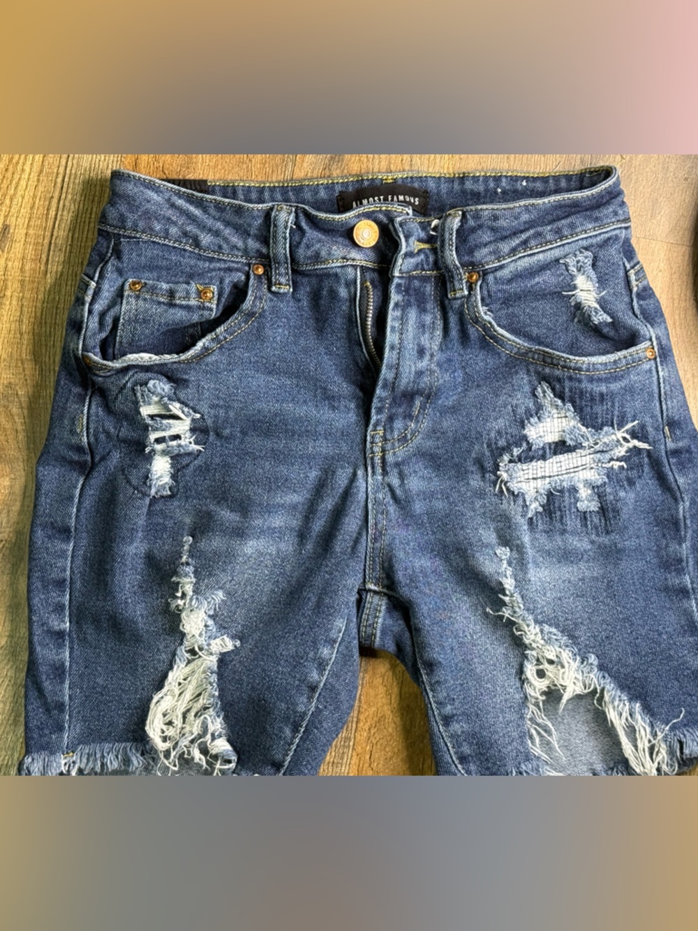 Almost Famous Distressed Shorts